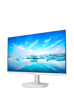 Philips 241V8AW  Full HD Wide View Monitor, 23.8”, White - view 2, White