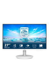 Philips 271V8AW Full HD Wide View Monitor, 27”, White