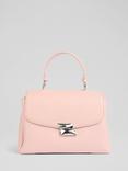 L.K.Bennett Darcie Leather Shoulder Bag, Pink