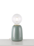 John Lewis Stockley Ceramic Table Lamp, Sage