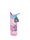 Polar Gear Kids' Disney Lilo & Stitch Charm Drinks Bottle, 500ml, Blue/Pink