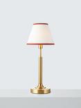 John Lewis Baily Large Rechargeable Table Lamp, Brass
