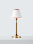 John Lewis Baily Large Rechargeable Table Lamp, Brass