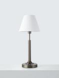 John Lewis Baily Large Rechargeable Table Lamp, Bronze