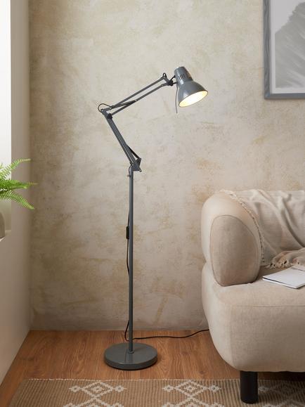 John Lewis Elliott Floor Lamp - view 2, Graphite
