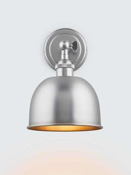 John Lewis Baldwin Wall Light, Silver