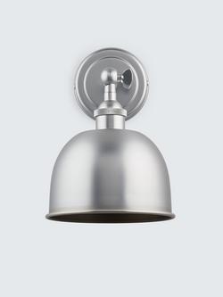 John Lewis Baldwin Wall Light - view 2, Silver