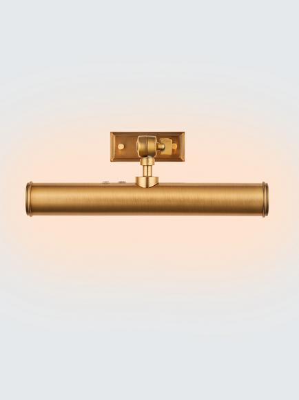 John Lewis Nicolas Cordless Picture Wall Light, Brass
