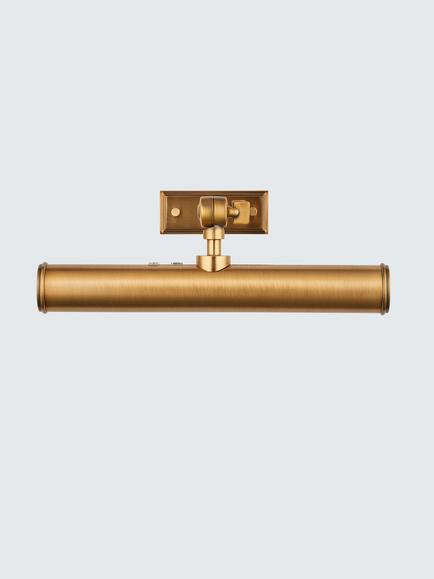 John Lewis Nicolas Cordless Picture Wall Light - view 2, Brass