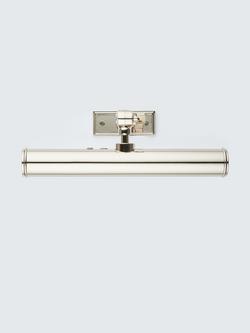 John Lewis Nicolas Cordless Picture Wall Light - view 2, Nickle
