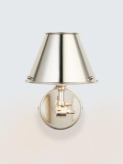John Lewis Nicolas Uplighter Wall Light, Nickle