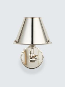 John Lewis Nicolas Uplighter Wall Light - view 2, Nickle
