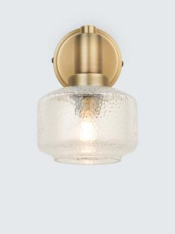 John Lewis Ruisseau Wall/Ceiling Light, Antique Brass, Antique Brass