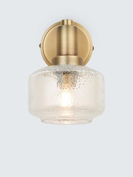 John Lewis Ruisseau Wall/Ceiling Light, Antique Brass, Antique Brass