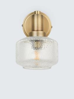 John Lewis Ruisseau Wall/Ceiling Light, Antique Brass - view 2, Antique Brass