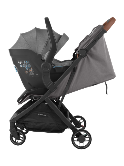 UPPAbaby MINU V3 MESA Car Seat Adapters - view 2, Black