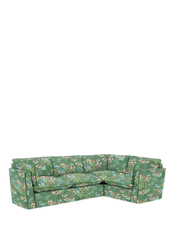 John Lewis x Sophie Conran Cocobella Medium LHF Corner Sofa, Juniper With Pine Velvet Trim