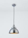 John Lewis Baldwin Pendant Ceiling Light, Silver