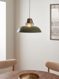 John Lewis Carmine Easy-to-Fit Ceiling Shade - view 2, Avocado