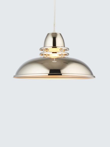 John Lewis Carmine Easy-to-Fit Ceiling Shade, Nickel