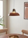 John Lewis Carmine Easy-to-Fit Ceiling Shade, Auburn