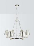 John Lewis Nicolas 6 Arm Chandelier Ceiling Light, Nickel