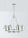 John Lewis Nicolas 6 Arm Chandelier Ceiling Light, Nickel