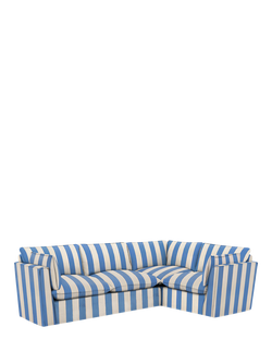 John Lewis x Sophie Conran Cocobella LHF Corner Sofa, Cornish Blue Stripe