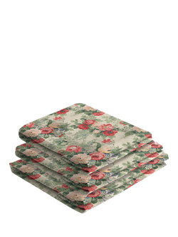 John Lewis x Sophie Conran Cocobella 5+ Seater Corner Sofa Replacement Loose Cover, Classic Rose With Rosewood Velvet Trim