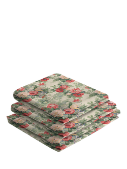 John Lewis x Sophie Conran Cocobella LHF Corner Sofa Replacement Loose Cover, Classic Rose With Rosewood Velvet Trim