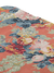 Coral Orange With Lagoon Velvet Trim colour