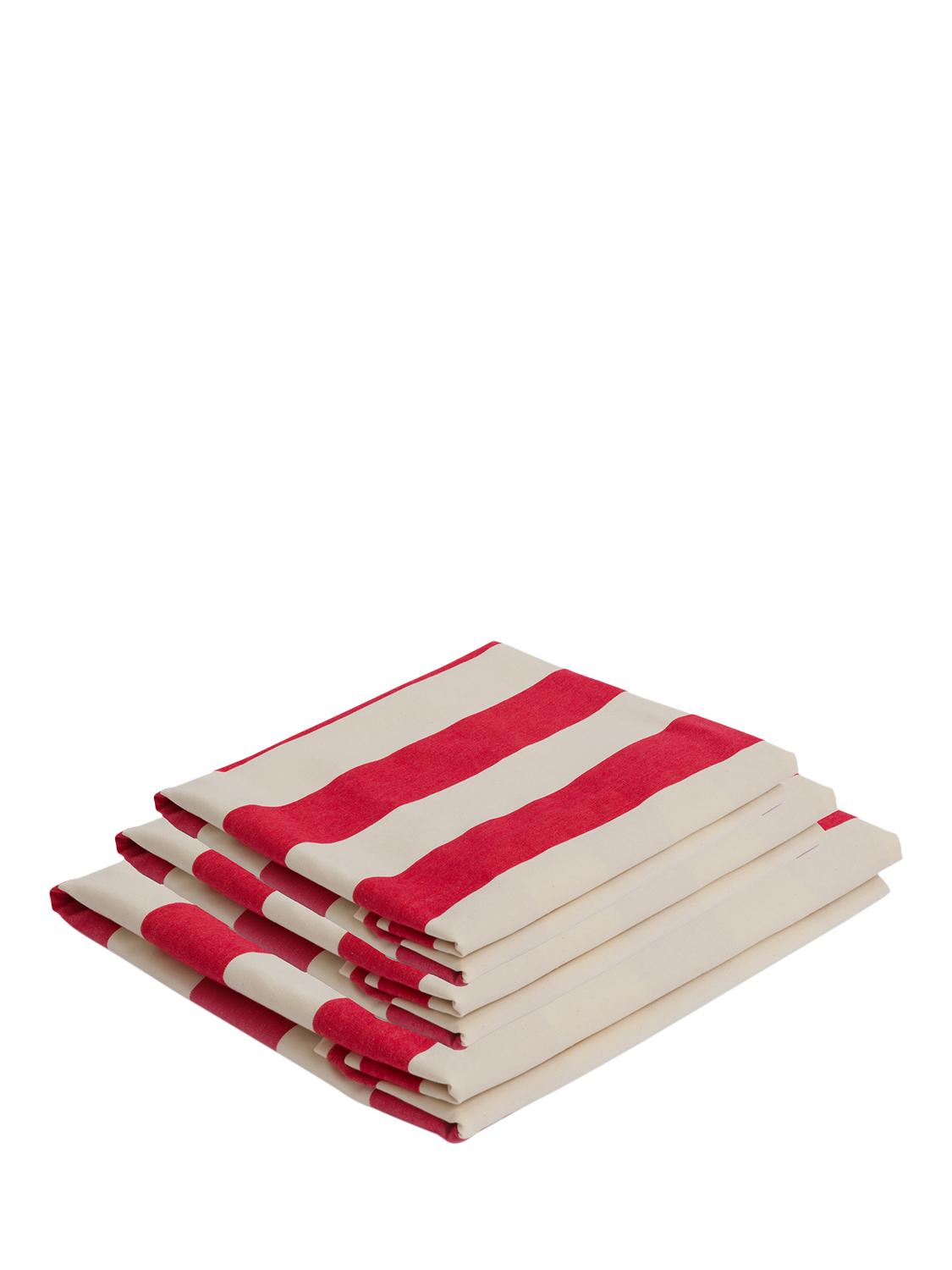 Cocobella Range, John Lewis x Sophie Conran Cocobella LHF Corner Sofa Replacement Loose Cover, Petunia Red Stripe