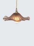 John Lewis Frenchie Ribbed Glass Easy-to-Fit Ceiling Shade