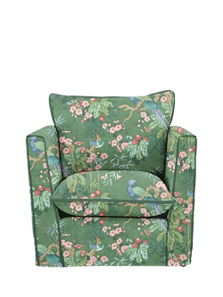 John Lewis x Sophie Conran Cocobella Armchair, Juniper With Pine Velvet Trim