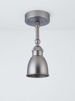 John Lewis Baldwin Single Spotlight - view 2, Silver