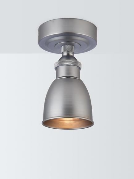 John Lewis Baldwin Flush Ceiling Spotlight, Silver