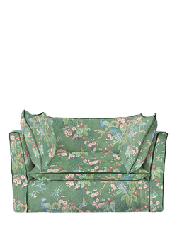 John Lewis x Sophie Conran Cocobella Loveseat, Juniper With Pine Velvet Trim