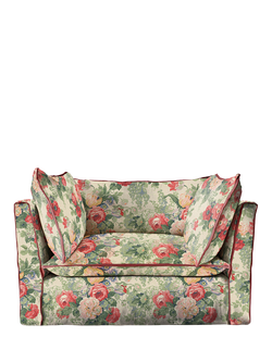 John Lewis x Sophie Conran Cocobella Loveseat, Classic Rose With Rosewood Velvet Trim