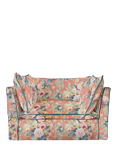 John Lewis x Sophie Conran Cocobella Loveseat, Coral Orange With Lagoon Velvet Trim