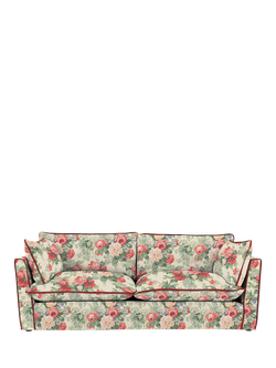 John Lewis x Sophie Conran Cocobella Large 3 Seater Sofa, Classic Rose With Rosewood Velvet Trim