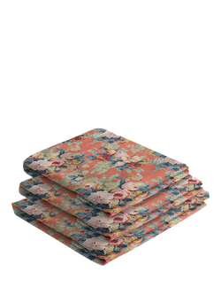 John Lewis x Sophie Conran Cocobella Medium Sofa Replacement Loose Cover, Coral Orange With Lagoon Velvet Trim