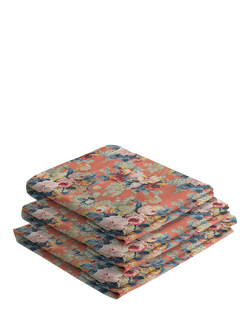 John Lewis x Sophie Conran Cocobella Small Sofa Replacement Loose Cover, Coral Orange With Lagoon Velvet Trim