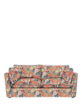 John Lewis x Sophie Conran Cocobella Medium 2 Seater Sofa, Coral Orange With Lagoon Velvet Trim