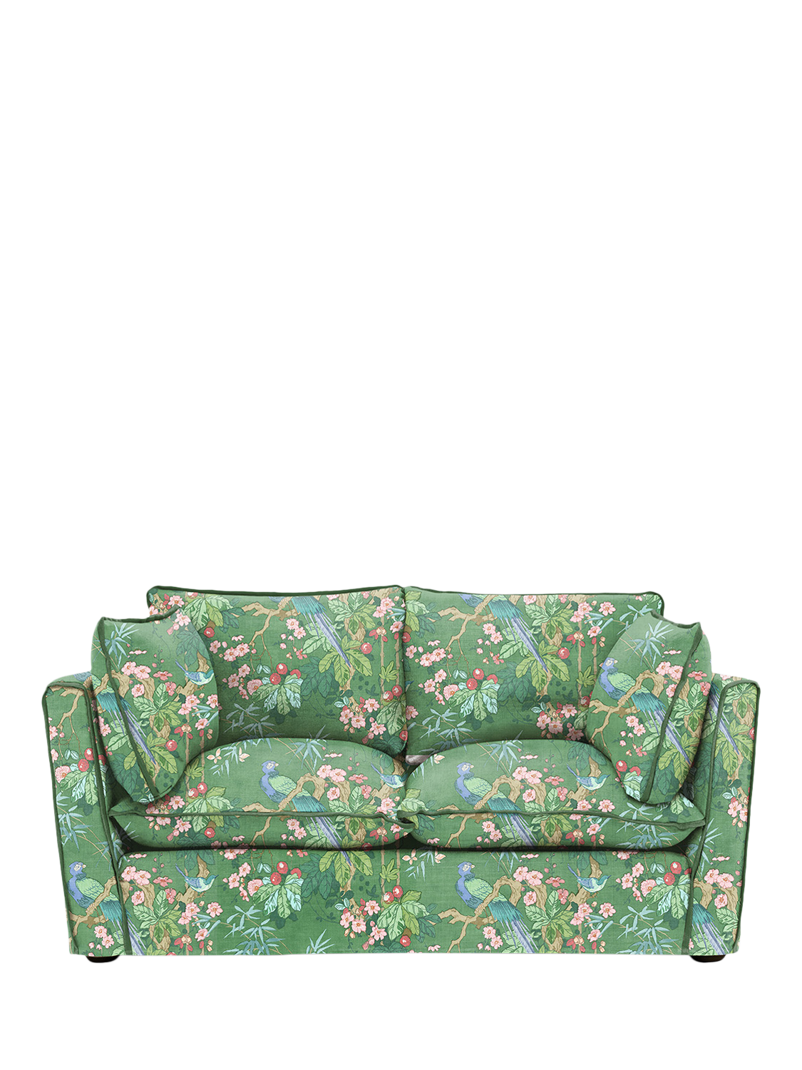 Cocobella Range, John Lewis x Sophie Conran Cocobella Small Sofa, Juniper with Pine Velvet Trim