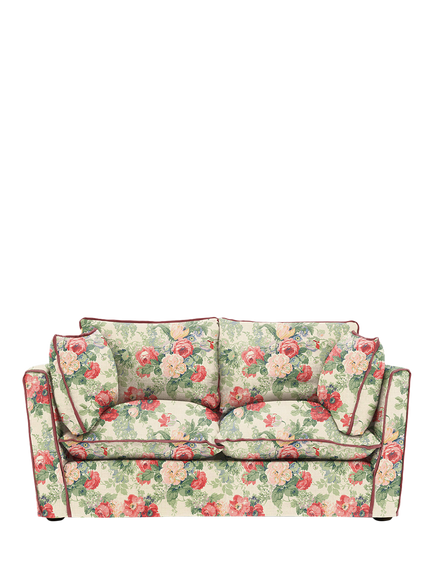 John Lewis x Sophie Conran Cocobella Small Sofa, Classic Rose With Rosewood Velvet Trim