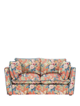 John Lewis x Sophie Conran Cocobella Small Sofa, Coral Orange With Lagoon Velvet Trim