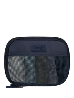 Lipault Compression Packing Cube, Small, Navy - view 2, Navy