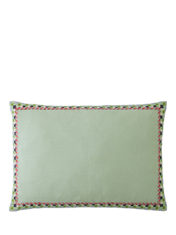 Cath Kidston Christmas At Home Cushion, Multi - view 2, White