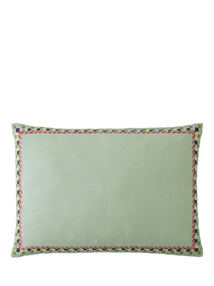 Cath Kidston Christmas At Home Cushion, Multi - view 2, White