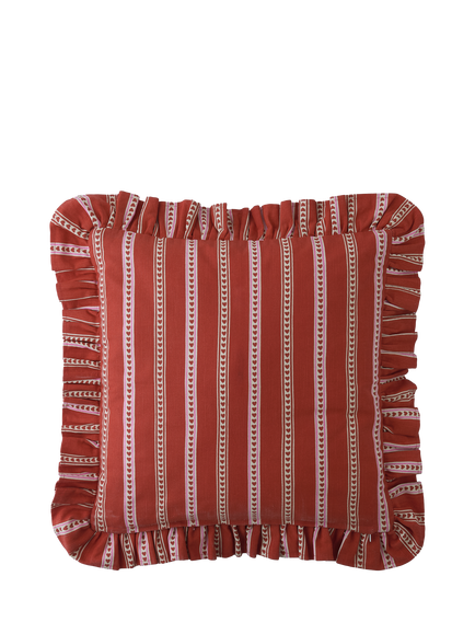 Cath Kidston Season's Greetings Cushion, Red - view 2, Red